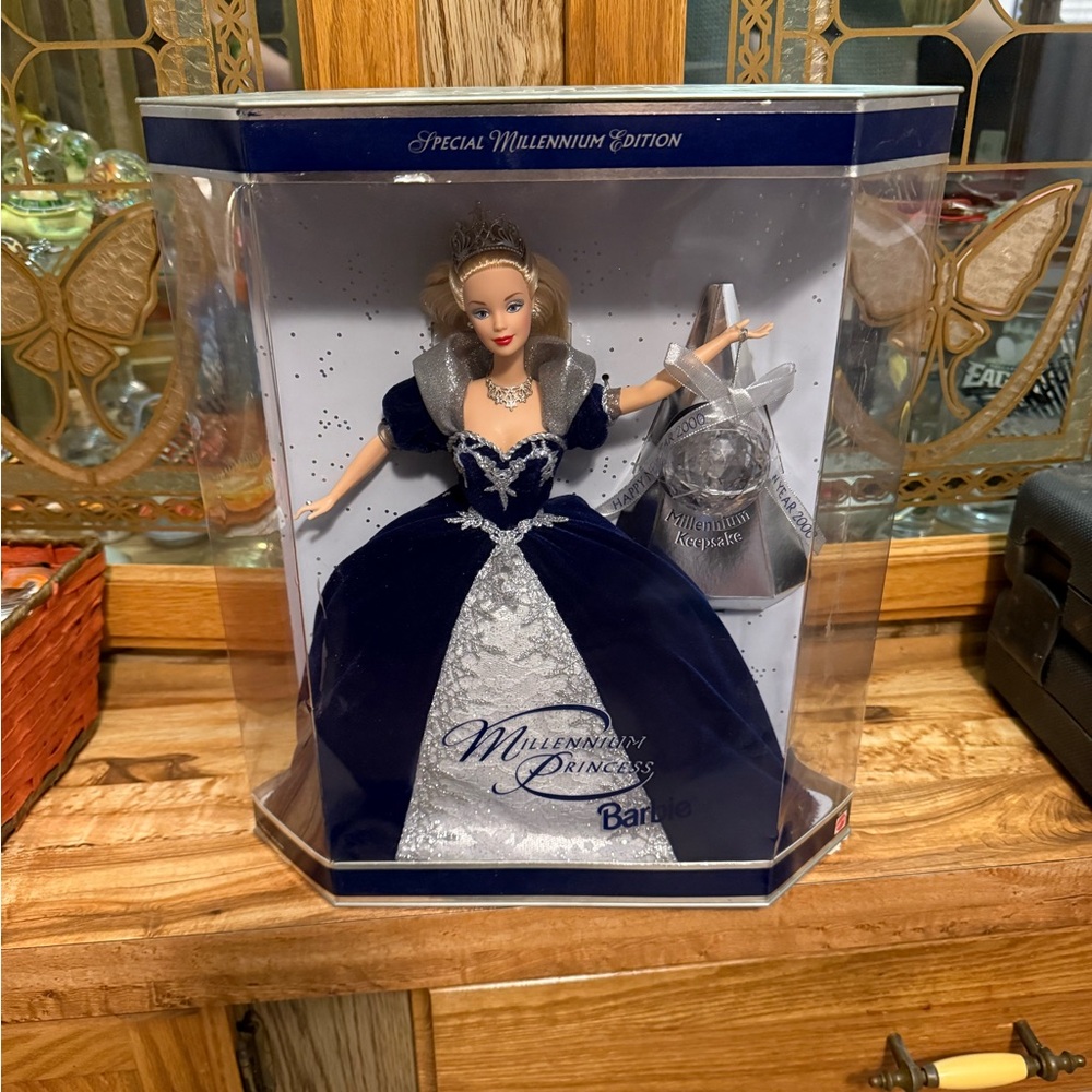 Barbie Millennium Princess Doll in Blue and Silver Gown